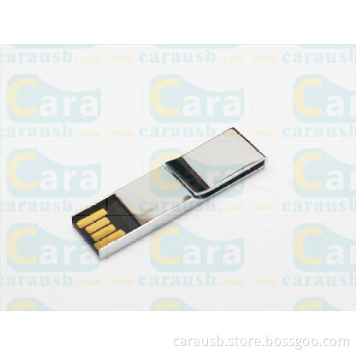 CaraUSB brand mini metal new Kinston style flashdrive storage device laser logo
